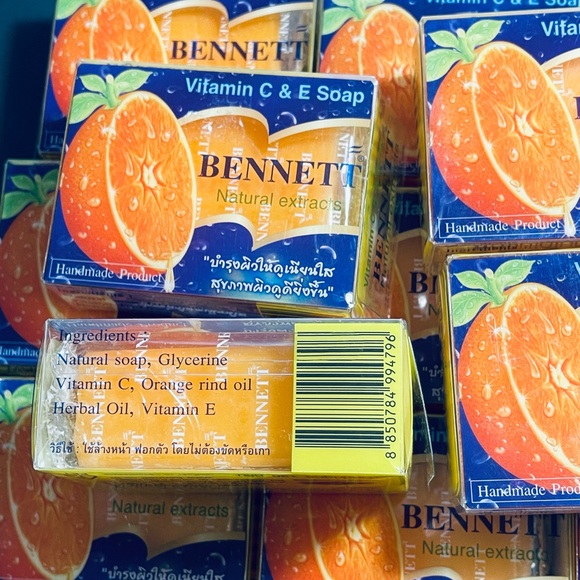 13x Bennett Vitamin C&E Soap Thai Handmade Product Natural Extracts Herbal Oil - Picture 5 of 7